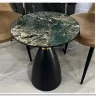 Стол журнальный Halmar MORENA (зеленый/черный/золотой)