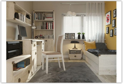 Шкаф JSZF1D ИНДИАНА BRW