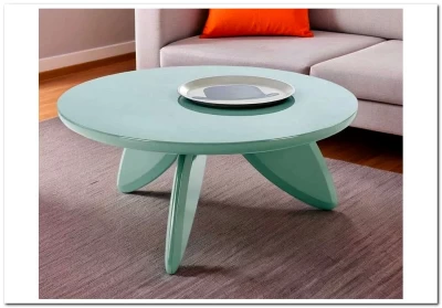 Стол журнальный Halmar SORAYA 2 (светло-голубой)