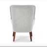 Кресло BISHOP  Halmar (светло-серый/орех)