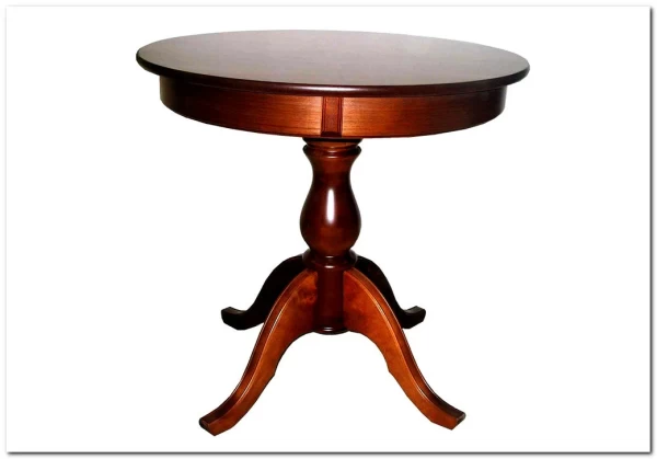 Стол обеденный Диалог 5 круглый на балясине (раздвижной) BOSSANOVA