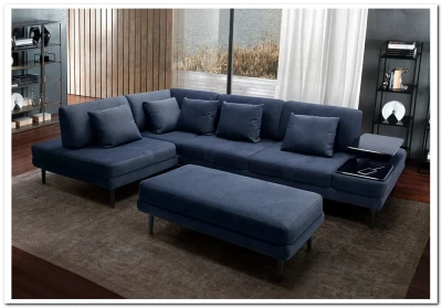 Модульный диван Милан-1 Soft Time с баром  и пуфом