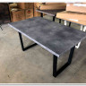 Стол ЛОФТ Бетон Портленд/ Черный 138 
