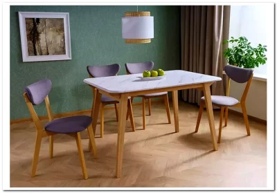 Стул кухонный Signal BRANDO (серый/дуб)