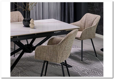 Стул кухонный Halmar K576 (бежевый/черный)