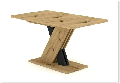 Стол обеденный Signal EXEL 140 раскладной (дуб артизан/антрацит)