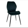 Стул кухонный Signal MIKE Velvet Bluvel 78 (темно-зеленый/черный)