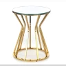 Стол журнальный Halmar AFINA S (зеркало/золотой)