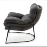 Кресло Halmar VOLKER темно-серый/черный