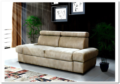 Диван двухместный Висмут с подъемными полупуфами Soft Time