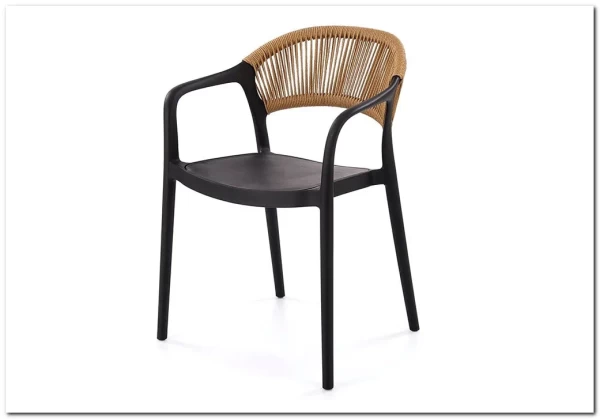 Стул Halmar K582 (черный/натуральный)