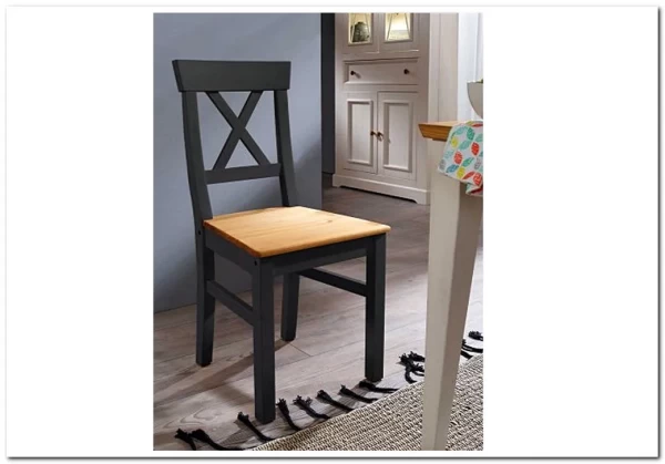 Стул Форест серый 7012/бейц-масло по цене 6 791 руб. в магазине Другая Мебель в Екатеринбурге