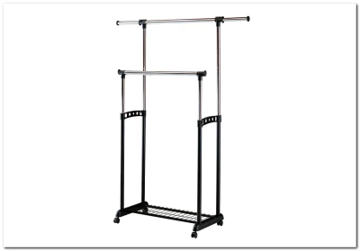 Вешалка напольная Halmar WU-11 (хром/черный)