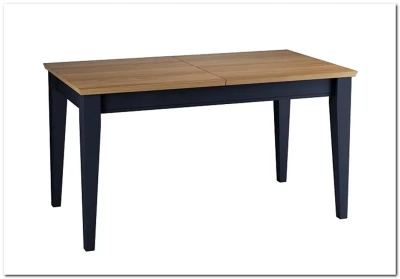 Стол обеденный Форест Графит 140 со вставкой (массив)