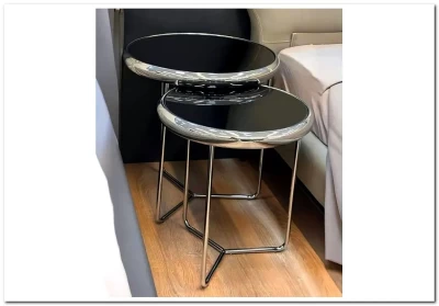 Комплект Signal SCARLET II (2 стола журнальных) черный/хром