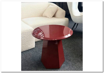 Стол журнальный Halmar LOCA (бордовый)