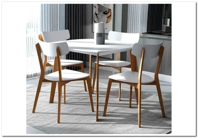 Стул Claire White (Белый) / Natural (натуральный)