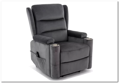 Кресло Signal MINOS Velvet Bluvel 14 раскладное (серый)