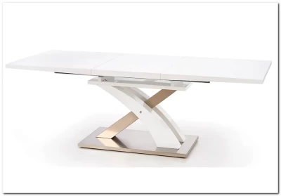 Стол обеденный Halmar SANDOR, раскладной (белый)