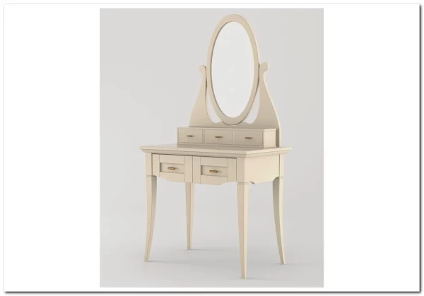 Туалетный столик с зеркалом Римини узкий
