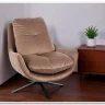 Кресло Signal VIVIEN Velvet (темный бежевый/черный)