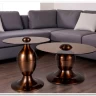 Комплект Signal CASSIE (2 стола журнальных) (коричневый/медный) 70/38, 50/51,5