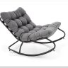 Кресло-качалка Halmar GATTO (серый)