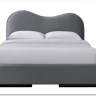 Кровать Halmar AMBER (серый) 160/200