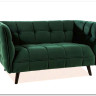 Кресло CASTELLO 1 Velvet Bluvel 78  Signal (зеленый)