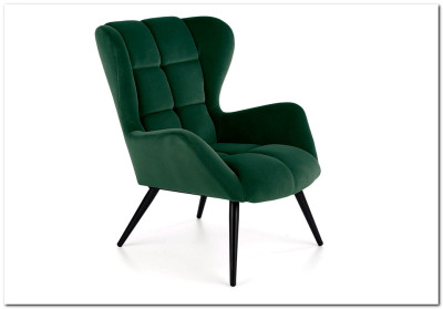 Кресло Halmar TYRION (темно-зеленый)