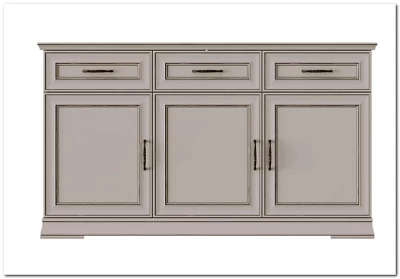 Тумба-комод Флоренция KOM3D3S персидский жемчуг БРВ