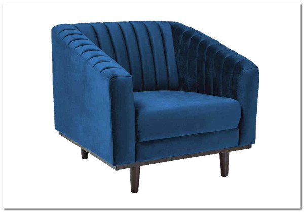 Кресло ASPREY 1 Velvet Bluvel 86  Signal (синий)