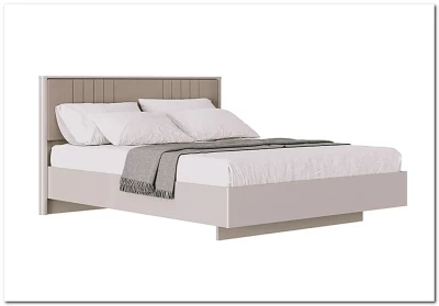 Кровать с мягким элементом Dalia персидский жемчуг LOZ160х200 М BRW 