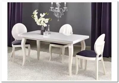 Стол обеденный Halmar MOZART 160 раскладной (белый)